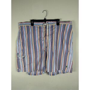 Polo Ralph Lauren Men's Swim Trunks Multi Color Stripes Sz 2XB